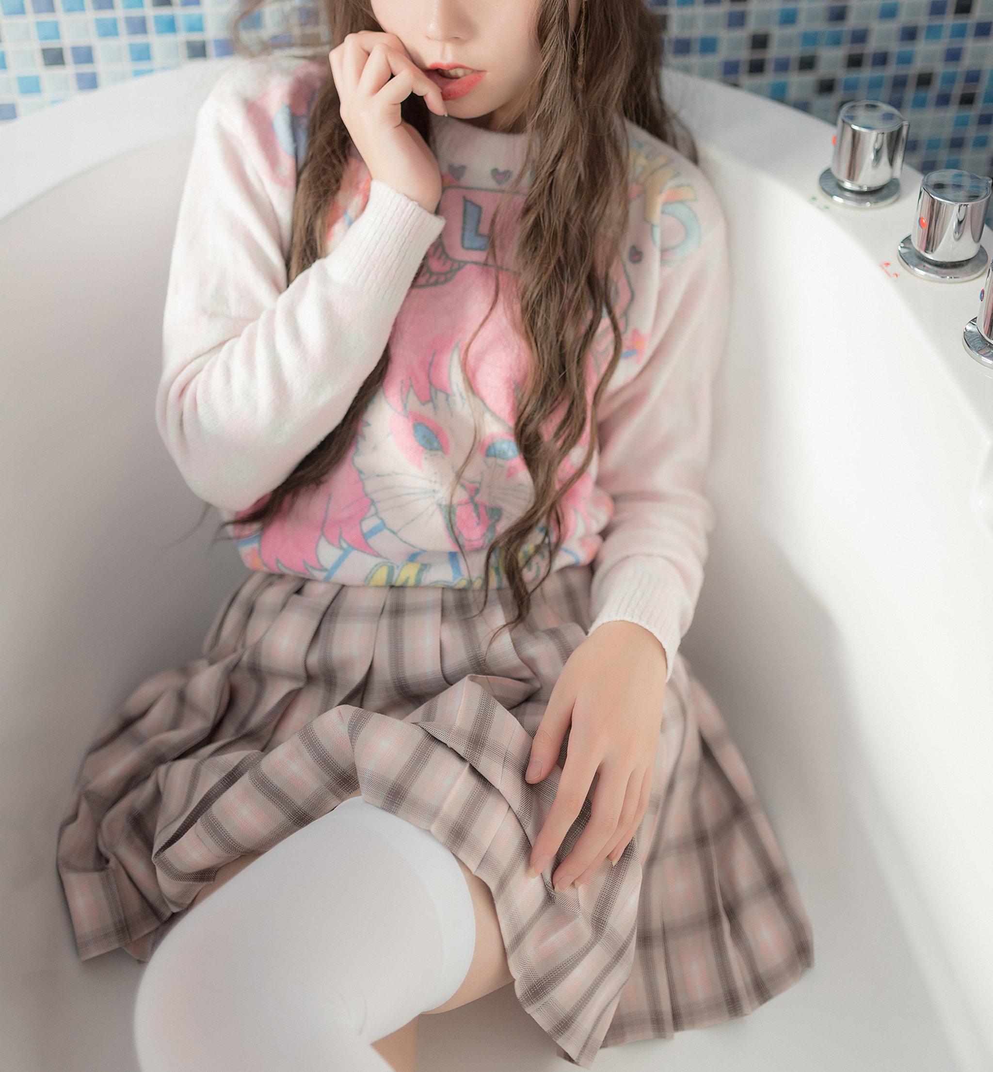 图片[1]-风之领域 – NO.086 浴缸里的湿身少女 [48P]-XikXak